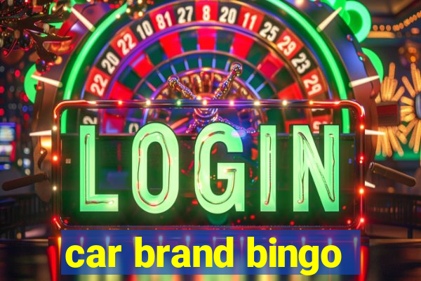 car brand bingo